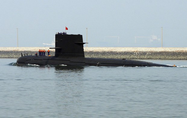 A People’s Liberation Army’s Navy (PLAN) Yuan-class submarine, in an undated photo. Credit: U.S. Naval Institute