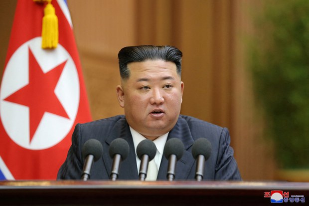 North Korea’s Kim Jong Un vows to never give  up nuclear weapons