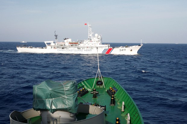 Indonesia sends warships to monitor Chinese coast guard vessel