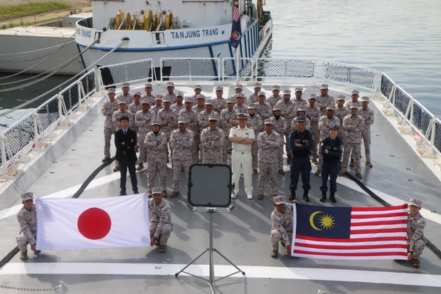 Malaysian, Japanese coast guards hold South China Sea security drill