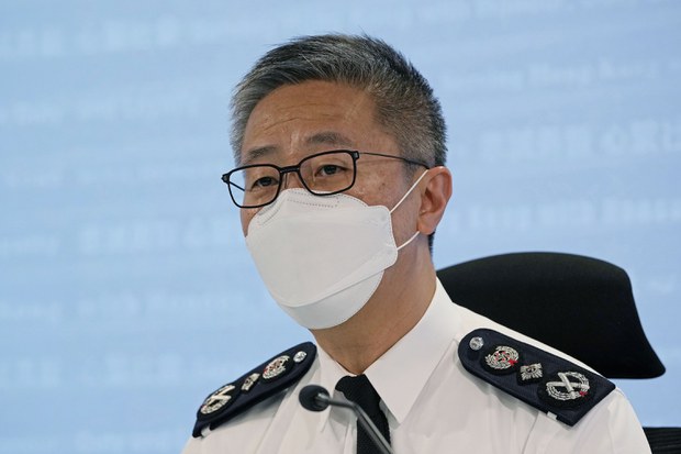 Hong Kong police got more than 400,000 tips last year on national security hotline