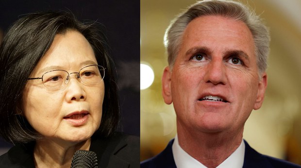 Tsai-McCarthy meet switched to US from Taiwan, reports say