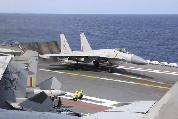Chinese aircraft carrier returns to South China Sea
