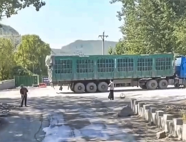 Need cash? Go block a road! China’s rural elderly demand money from passing truck