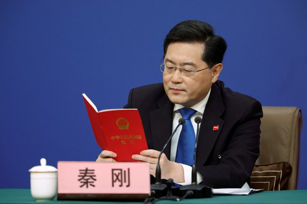 China’s foreign minister removed from power