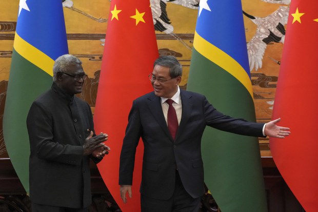 Solomon Islands leader feels he’s ‘back home’ amid weeklong visit to China