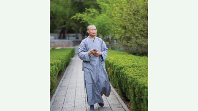 “Sinicized Buddhism is just a form of organizational brainwashing in disguise," says a Buddhist monk in China who gave the religious name Shi Daoguo, Credit: Provided by Shi Daoguo