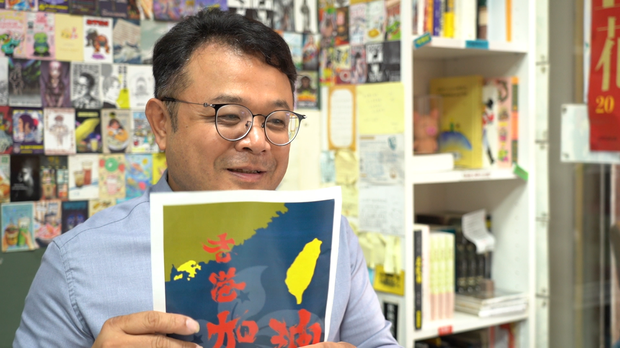 Taiwanese businessman jailed over 'Go Hong Kong!' protest slogan