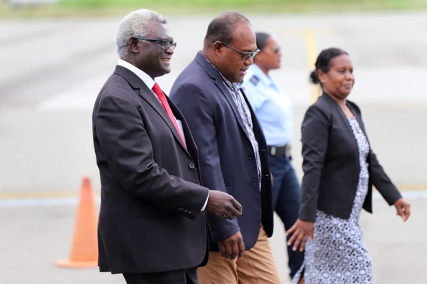Der Premierminister der Salomonen, Sogavare, verfügt nach der Wahl über den größten Block im Parlament